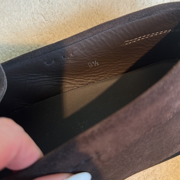 Tods Men’s Dark Brown Suede Gommino Driving Loafers Shoes - Picture 7 of 8